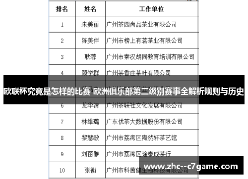 欧联杯究竟是怎样的比赛 欧洲俱乐部第二级别赛事全解析规则与历史 欧联杯究竟是怎样的比赛 欧洲俱乐部第二级别赛事全解析规则与历史